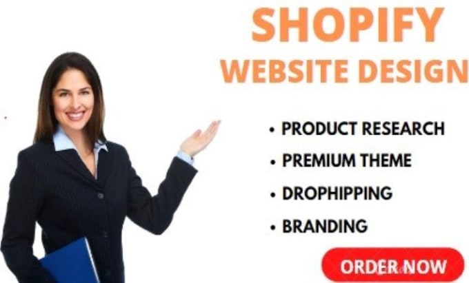 Gig Preview - Do shopify stores designing and redesigning, shopify dropshipping store