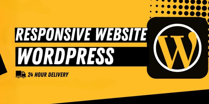 Gig Preview - Design responsive wordpress website in 24 hours