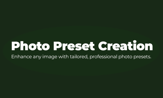 Gig Preview - Create custom lightroom and photoshop preset in 6 hours