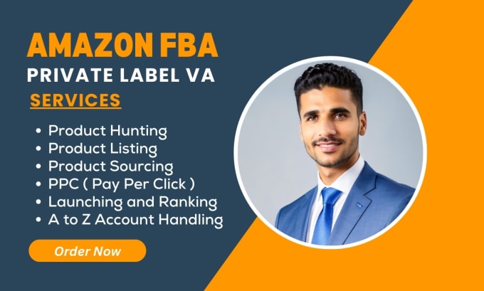 Gig Preview - Be amazon virtual assistant, amazon fba private label virtual assistant