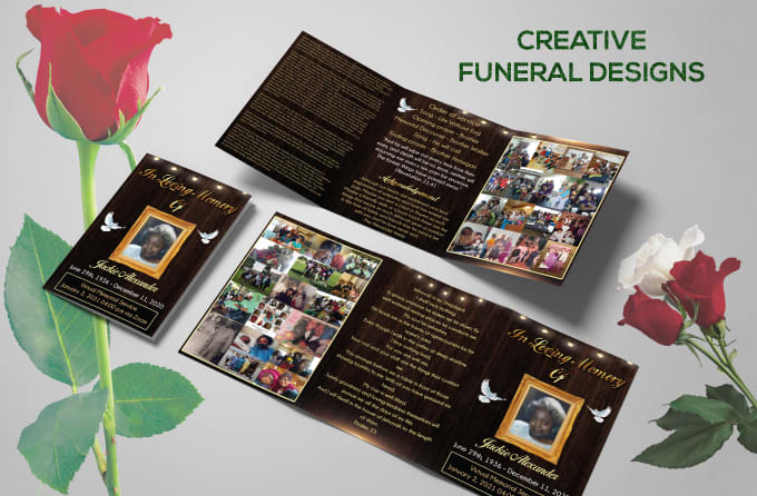 Gig Preview - Do nice event, funeral, obituary and program in 3hrs