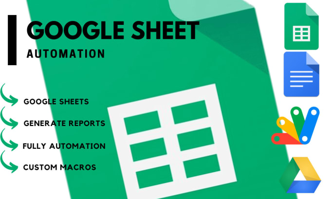 Gig Preview - Automate google sheets and integrate gmail,drive,and calendar using apps script