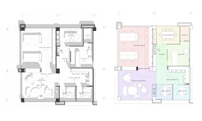 Gig Preview - Draw architectural floor plan, elevation, section in cad