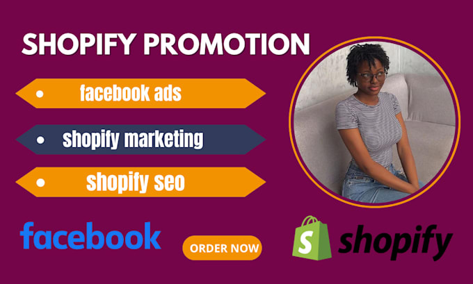 Gig Preview - Do shopify marketing, promotion, facebook ads to boost shopify sales and traffic