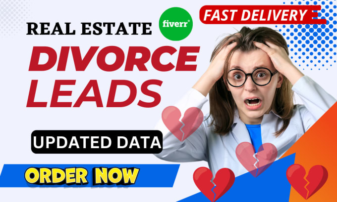 Gig Preview - Give divorce leads for real estate with skip tracing