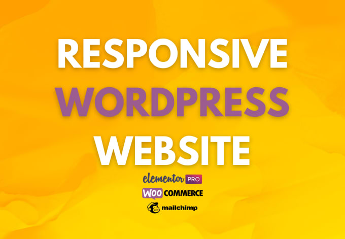 Gig Preview - Create responsive wordpress website design or landing page