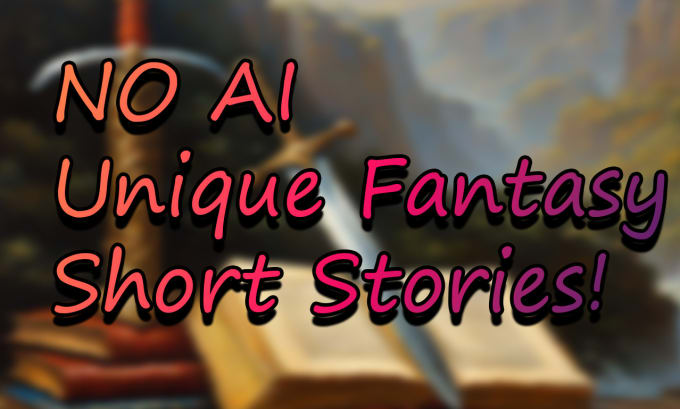 Gig Preview - Write your fantasy short story