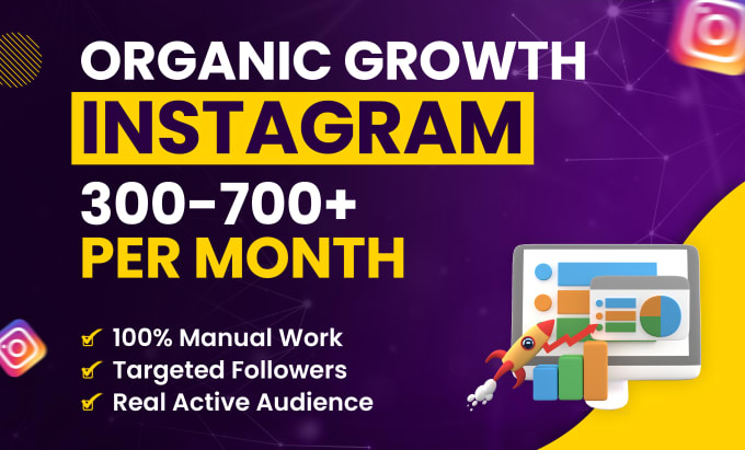 Bestseller - promote and grow your instagram page organically for organic growth