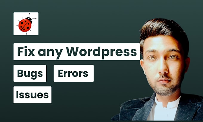 Gig Preview - Fix any wordpress website issue, error, problem