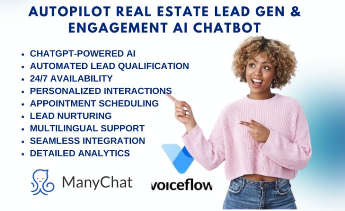 Gig Preview - Build autopilot real estate, rentals ai chatbot chatgpt lead gen and engagement