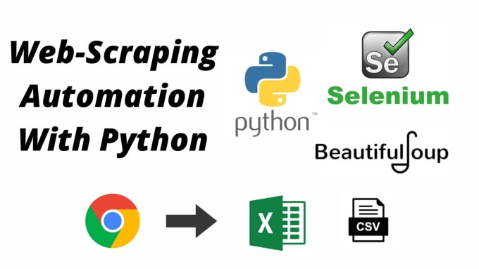 Gig Preview - Expertly automate web scraping with python and selenium