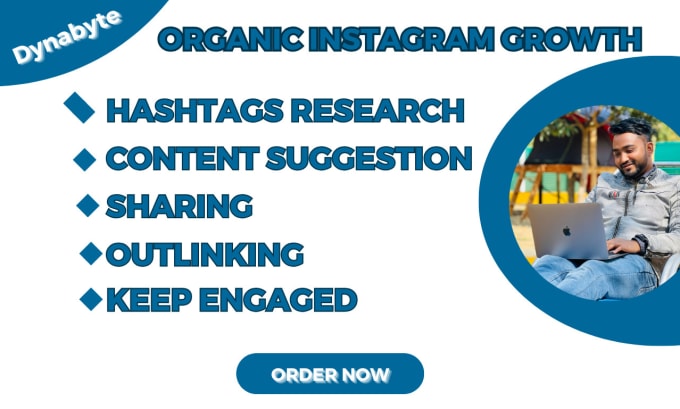 Gig Preview - Be your instagram marketing manager for organic growth, real engagement