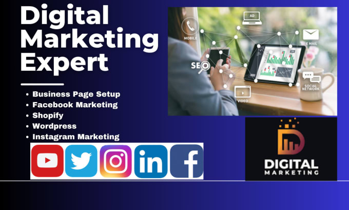 Gig Preview - Be your digital marketing manager