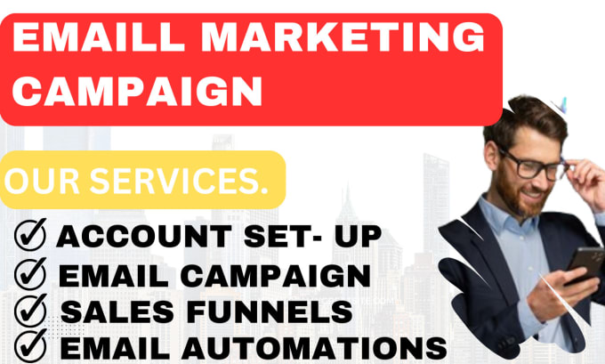 Gig Preview - Do mailchimp email marketing, automation and email campaign