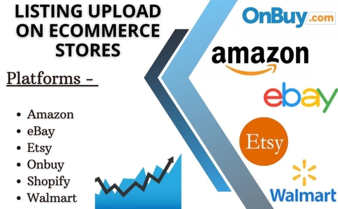 Gig Preview - Upload product listings on amazon, ebay, etsy, onbuy