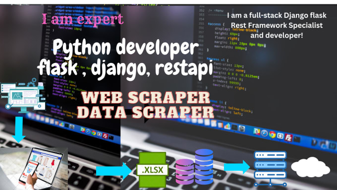 Gig Preview - Be python developer and expert in degugging, django, fastapi, flask development