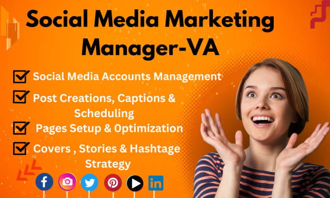 Gig Preview - Be your social media marketing manager