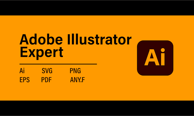 Gig Preview - Do any type of work in adobe illustrator