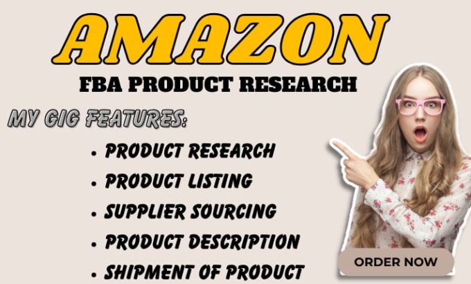 Gig Preview - Setup complete amazon fba store, fba product research or fba manager