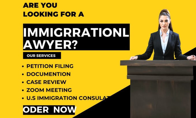 Gig Preview - Be your online lawyer for US immigration matters