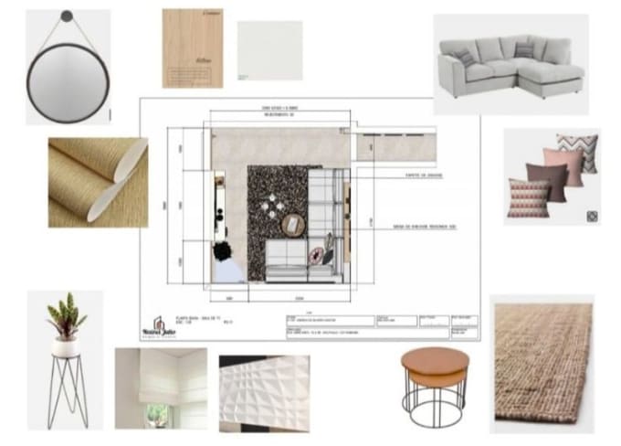 Gig Preview - Do your house interior mood board