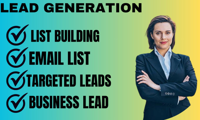 Gig Preview - Do targeted b2b lead generation, business leads and email list building