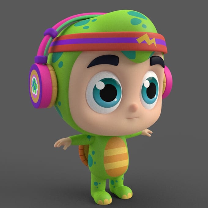 Gig Preview - 3d animation for kids 3d character animation 3d kids animation for nursery rhyme