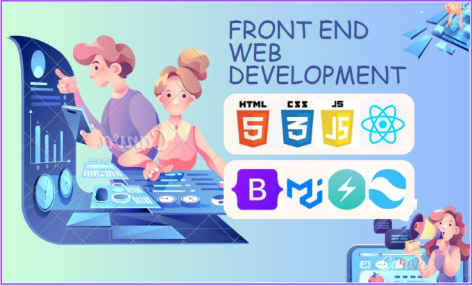 Gig Preview - Be your front end developer with figma to react js, html tailwind css, nextjs