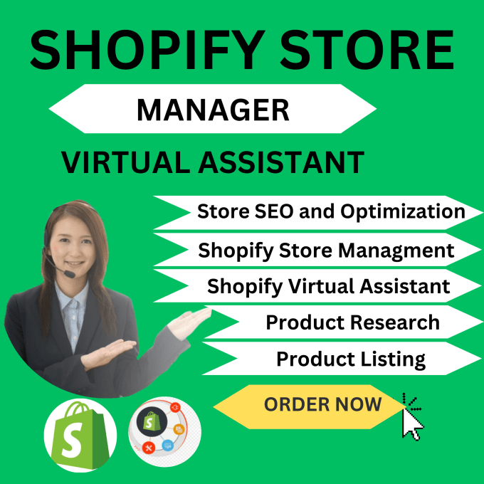 Bestseller - be your shopify store manager, virtual assistant store