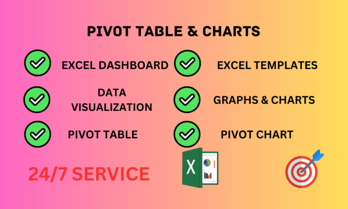 Gig Preview - Craft excel graphs and pivot tables for data visualization