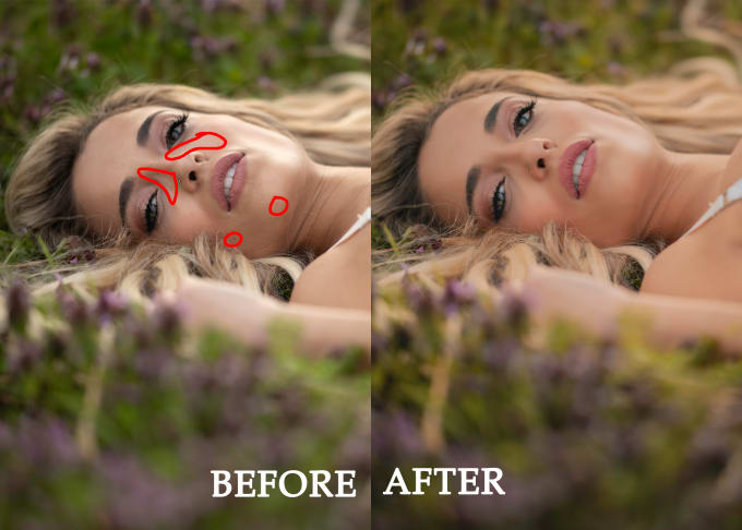 Gig Preview - Do portrait retouching and photo editing high end retouching