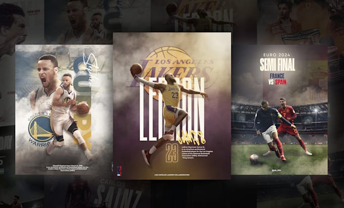 Gig Preview - Create stunning sports posters