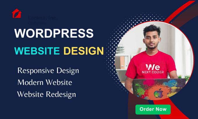 Gig Preview - Build responsive wordpress website or wordpress blog and modern business website