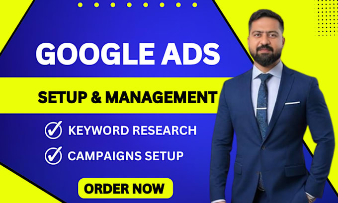 Gig Preview - Setup and manage google ads adwords PPC campaigns