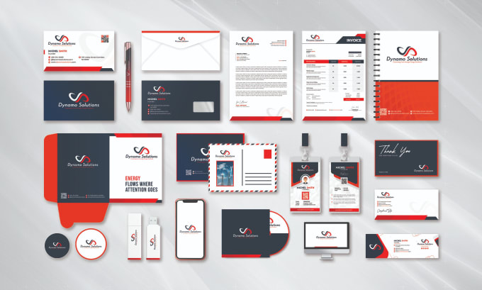 Gig Preview - Design business card, letterhead, stationery items and corporate brand identity