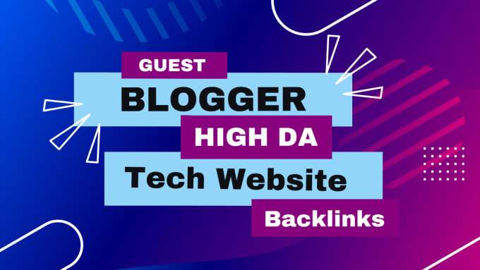 Gig Preview - Do high authority technology guest post permanent dofollow backlinks