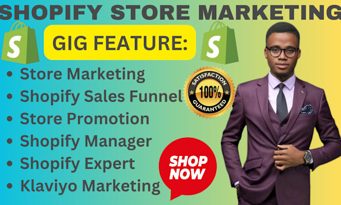 Gig Preview - Boost shopify sale shopify marketing shopify promotion shopify seo