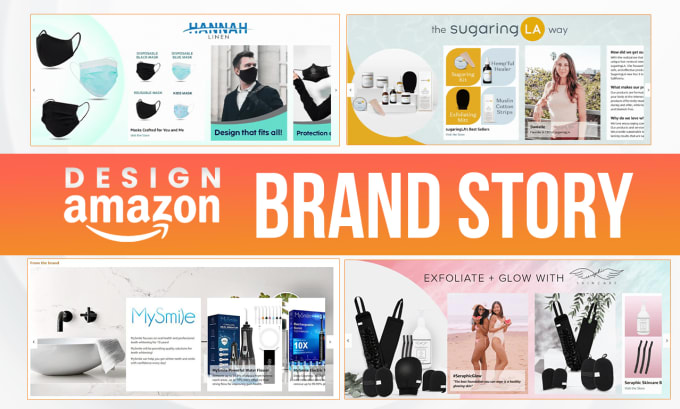 Gig Preview - Design professional amazon brand story for your brand