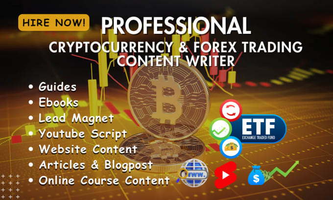 Bestseller - write stock trading ebook, seo articles, cryptocurrency, online course content