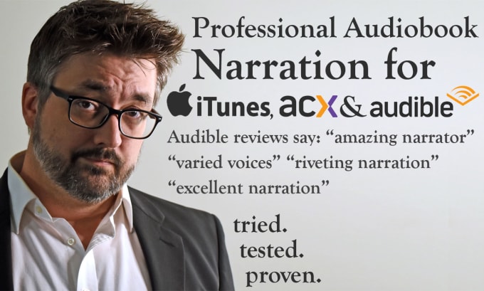 Gig Preview - Narrate record edit and master your audiobook