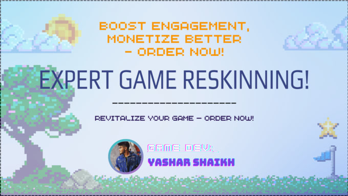 Gig Preview - Expertly reskin your game for a fresh and captivating look