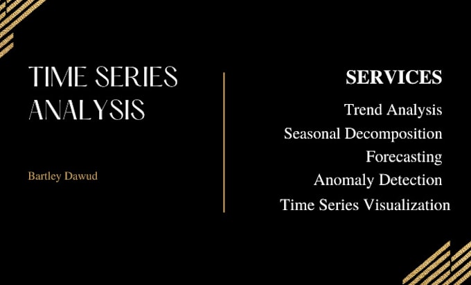 Gig Preview - Do time series analysis, forecasting and optimization in python, r