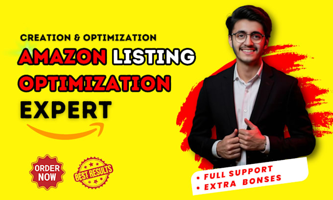 Gig Preview - Do amazon product listing optimization and seo product description