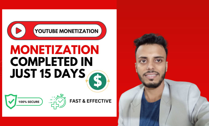 Gig Preview - Do promote your youtube channel for monetization