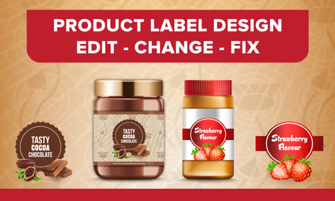 Gig Preview - Design supplement label, product label and product packaging design