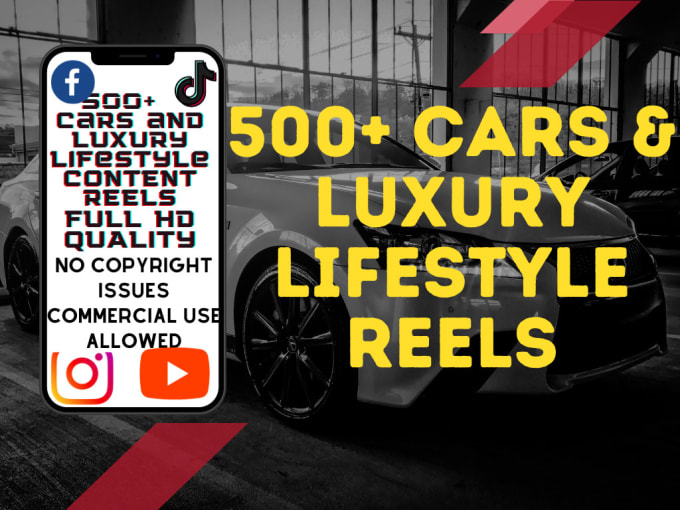 Gig Preview - Create cars and luxury lifestyle reels for tiktok,youtube shorts,instagram reels