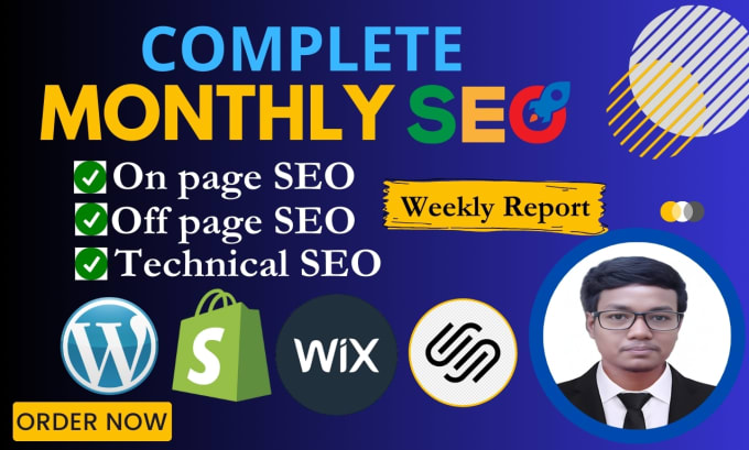 Gig Preview - Do complete monthly SEO service for google rankings