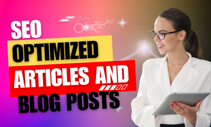 Gig Preview - Write an article and blog post for your website