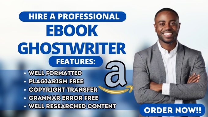 Gig Preview - Be your ebook writer, ebook ghostwriter ghost book writer self help ebook writer