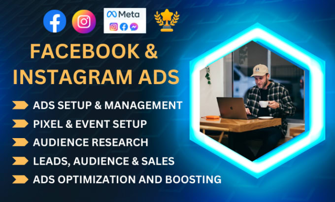 Gig Preview - Setup facebook and instagram ads to boost your business